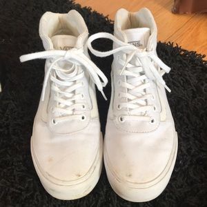 White high top vans